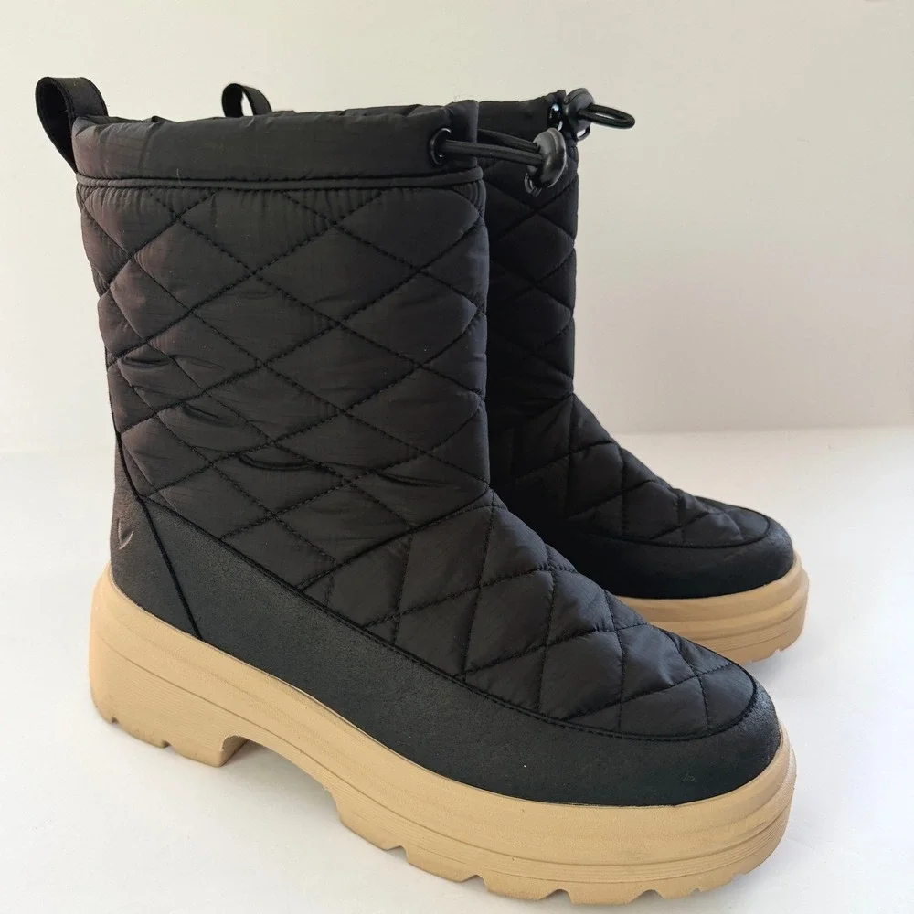 Vivaia Theo Quilted Waterproof PufferTherm Mid-Calf Boots Womens 6.5 EU 37 Warm